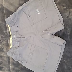 AFTCO air force blue fishing shorts, waist size 28, shorter length